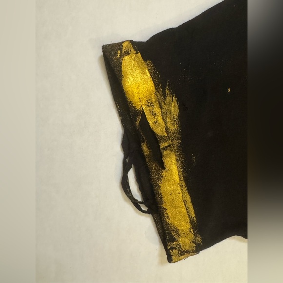 Distressed Hand-Painted Crown Smiley Graphic Tee - Picture 2 of 8